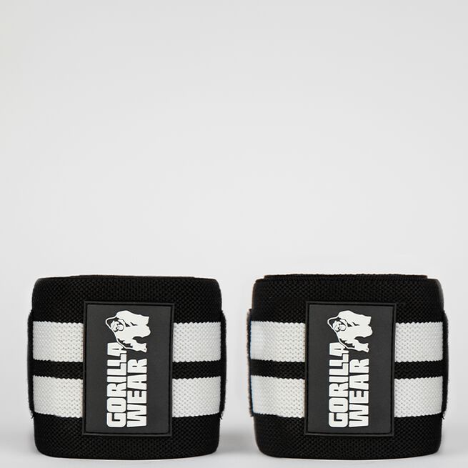 Albuebestøtter Wraps Svart/Hvit 1,8 m