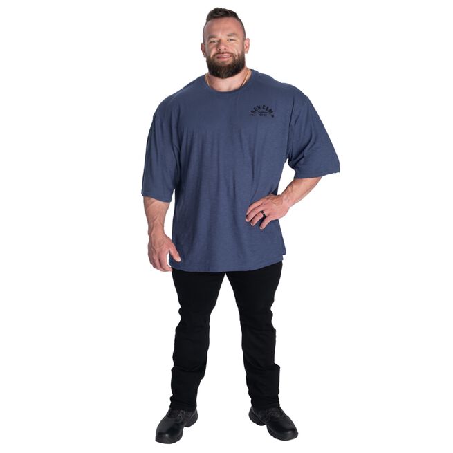 Slub Iron T-shirt Blå