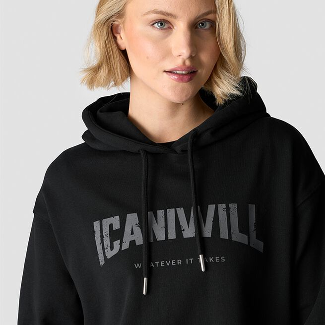 Revive Hettegenser Print Svart