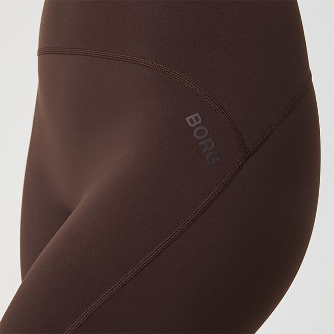 Sleek Treningstights Brun