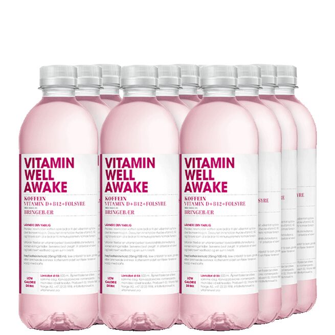 12 x Vitamin Well, 500ml, Awake 