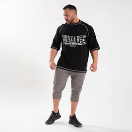 Finley Oversized T-Shirt, Black/Grey, S  Finley Oversized T-skjorte Svart Grå