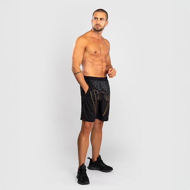 Serpenti Treningsshorts Svart Sølv Gull