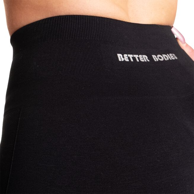 Scrunch Shorts, Black