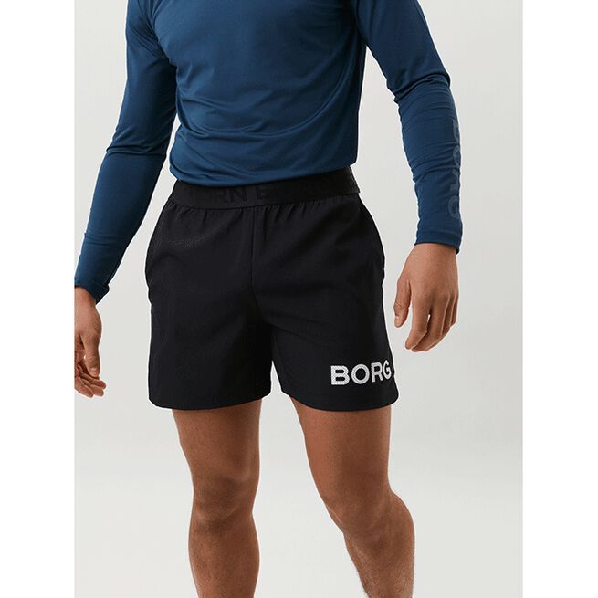 Borg Short Shorts, Black Beauty, S 