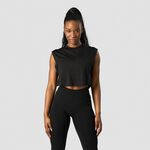 ICANIWILL Rush Cropped Tank Top, Black