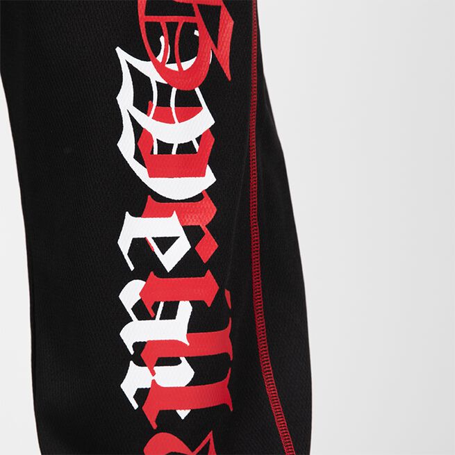 Marlow Mesh Treningsbukse Svart Rød