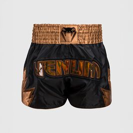 Venum Inferno Muay Thai Shorts Black/Bronze, L  Inferno Muay Thai Shorts Svart Bronse