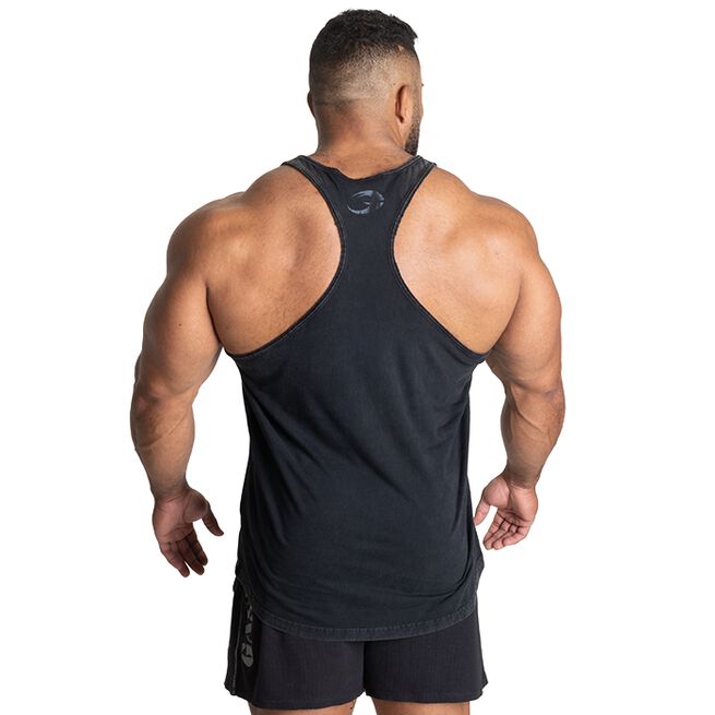 Skull T-back, Acid Washed Black