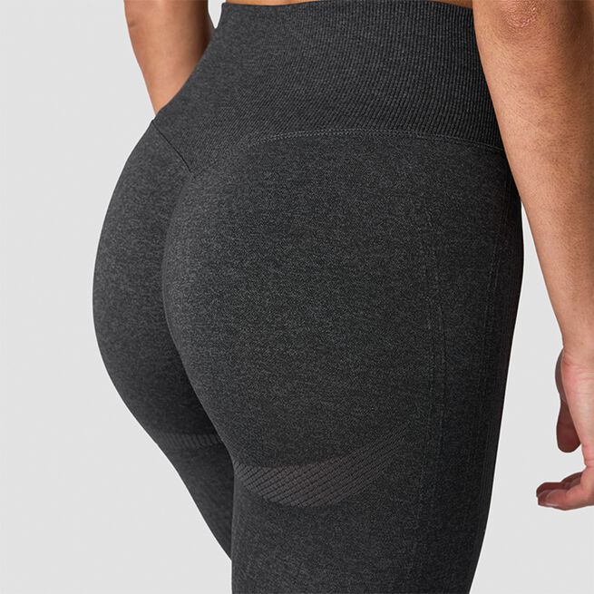 Soft Seamless Tights, Graphite Melange