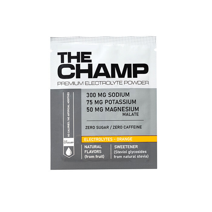 12 x THECHAMP Elektrolytpulver 4,5 g Apelsin
