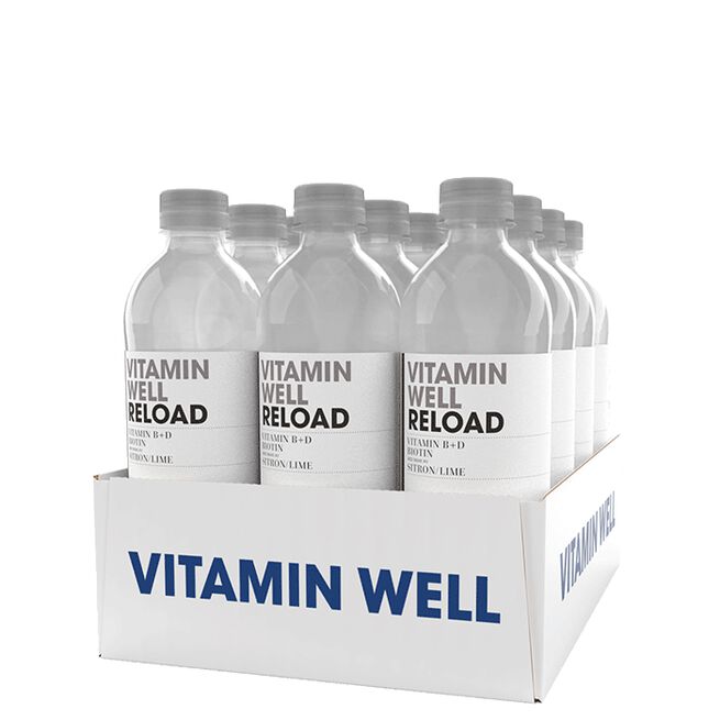 12 x Vitamin Well, 500ml, Norge Reload