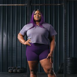 Aspire Crop top Women Lavender, 2XL  Aspire Crop top Dame Lilla