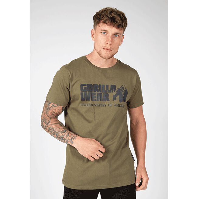 Classic T-Shirt, Army Green, M 