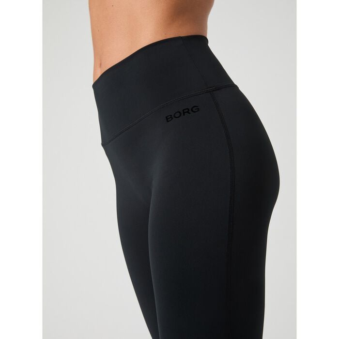 Borg Flare Tights Kort Brun