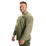 GASP Thermal Gym Sweater, Washed Green