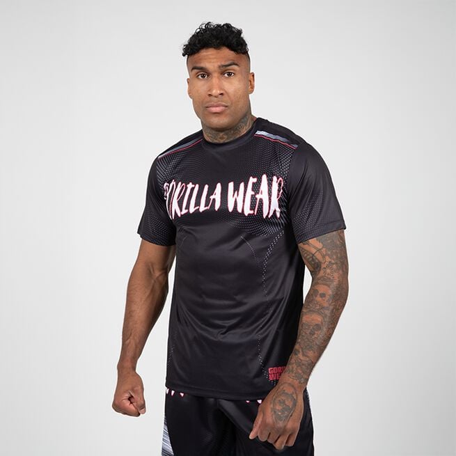 Clayton T-skjorte Svart Rød