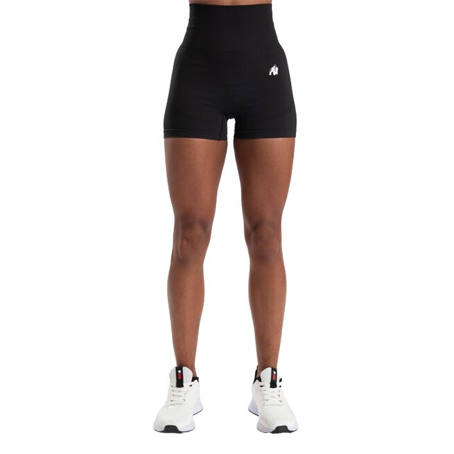 Olivia Seamless Shorts, Black