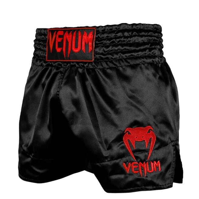 Classic Muay Thai Shorts Svart/Rød