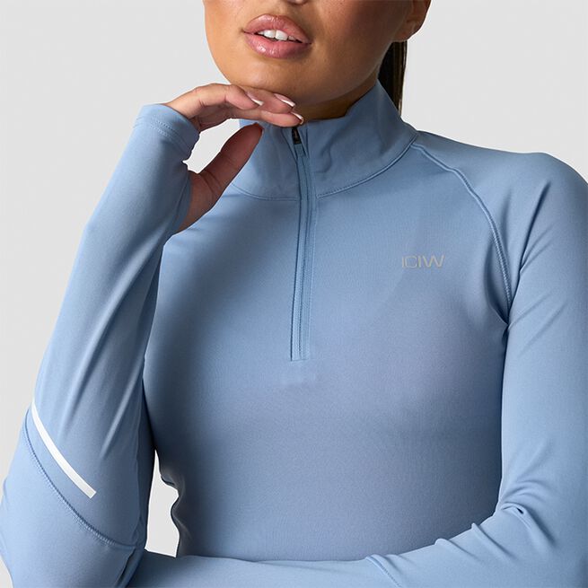 Everyday Langermet 1/4 Zip Genser Blå