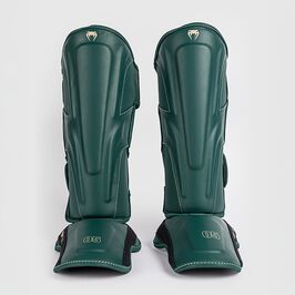 Venum Impact Evo Shinguards Esmerald Green, L  Impact Evo Shinguards Grønn