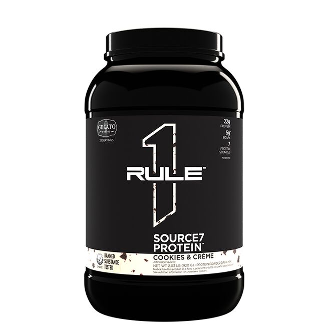 R1 Source 7 Protein Gelato Series Rule One Proteins Cookies & Crème
