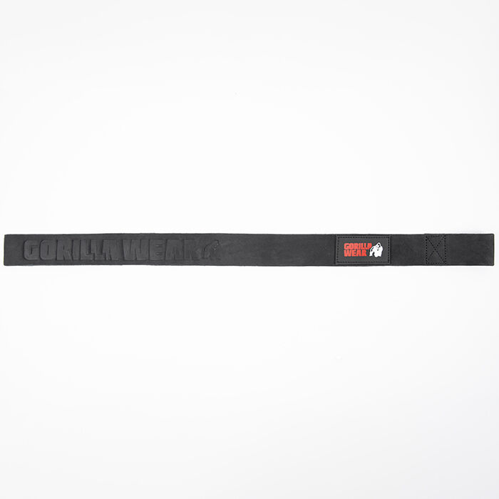 Lifting Straps L&aelig;r Svart