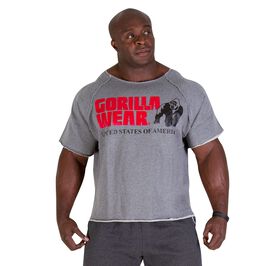 Classic Workout Top, grey, S/M  Classic Workout Top, grey