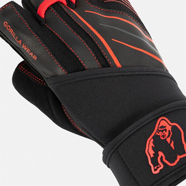 Dallas Håndleddsstøtte Hansker 2.0 Svart Rød