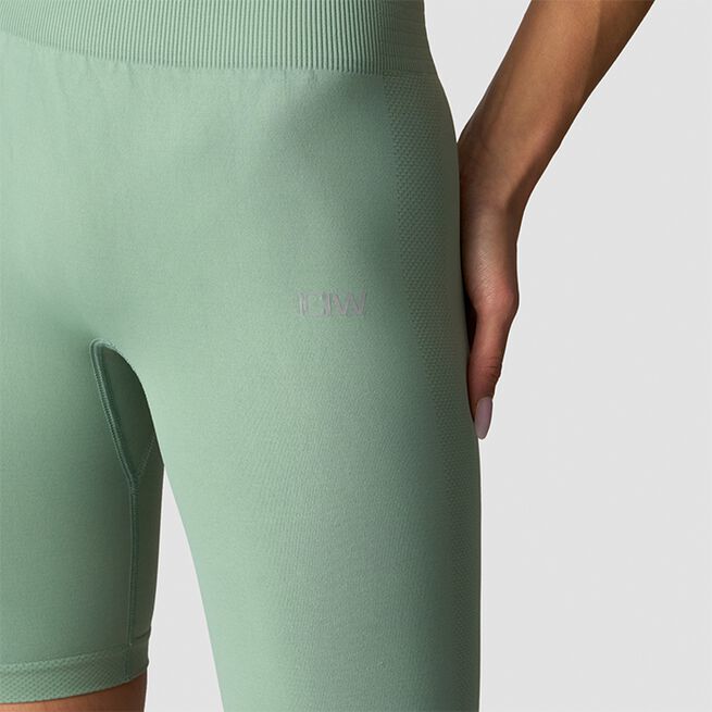Define Sømløse Sykkelshorts Lys Mosegrønn