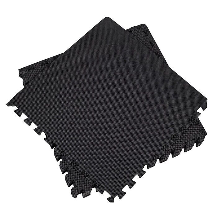 Gulvbeskytter Puslematter 61x61 cm Svart 6stk