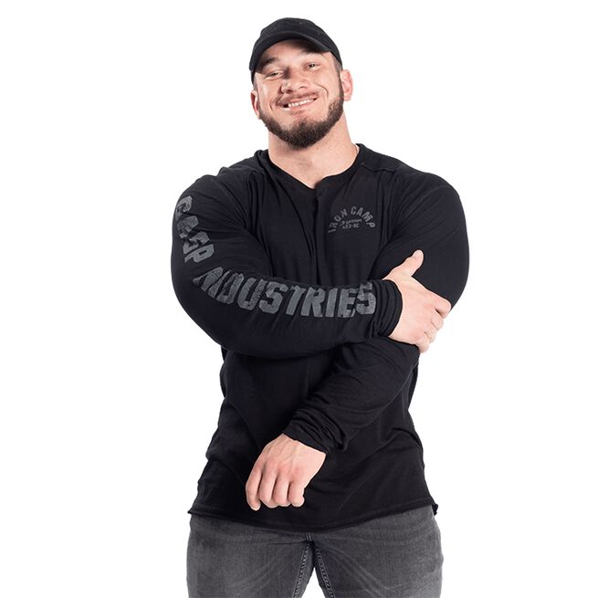 Throwback LS Tee, Black