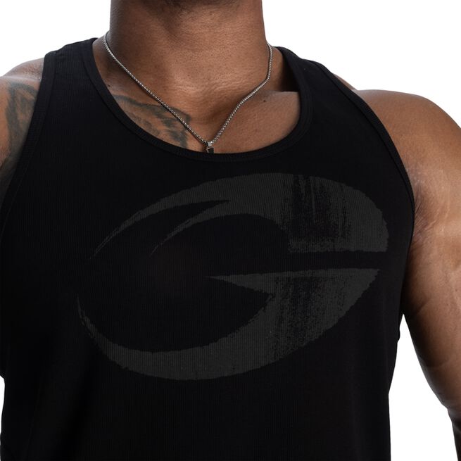 Gasp Rib Essential T-Back Svart