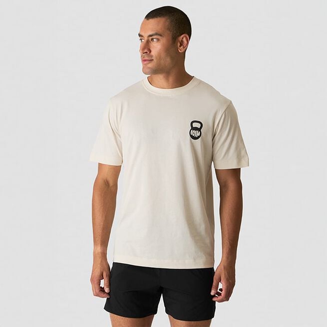 Everyday T-skjorte Print Beige