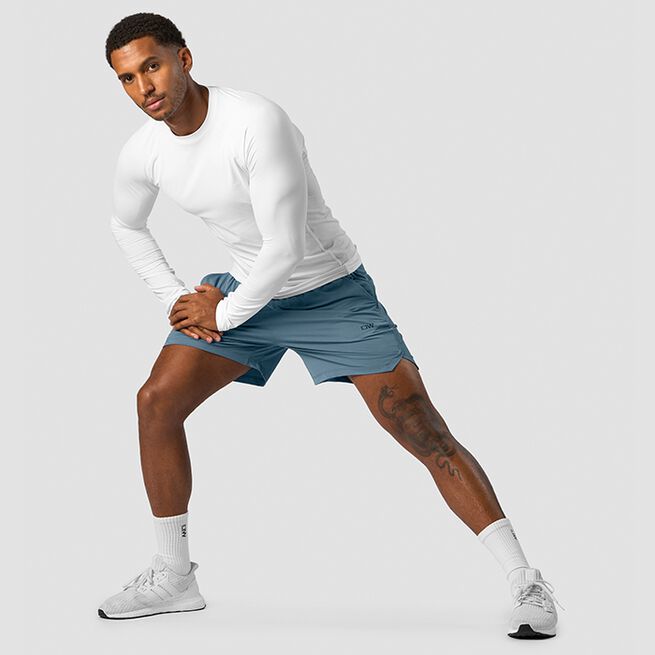 Stride Shorts, Steel Blue