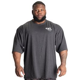 HTK Iron Tee, Dark Grey Melange, S  Harder To Kill Iron Tee Dark Grey Melange