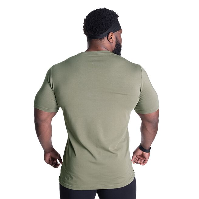 Essential Tapered Tee, Washed Green