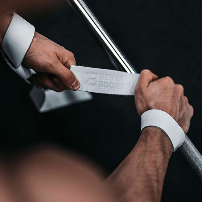 Lifting Straps Lær Grå