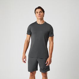 Borg T-shirt, Asphalt, L  Borg T-shirt Grå