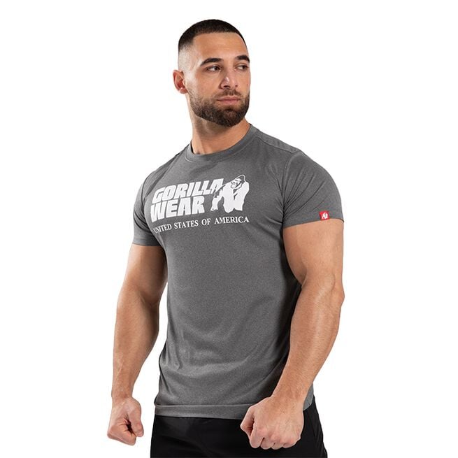 Classic Training T-Shirt, Grey Melange