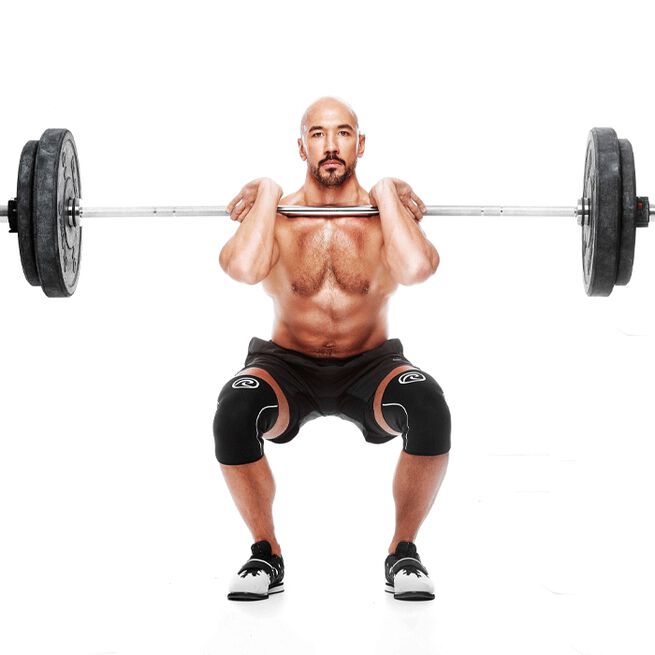 RX Knestøtte Power Max 7mm Svart