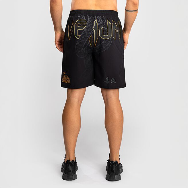 Serpenti Treningsshorts Svart Sølv Gull