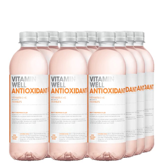 12 x Vitamin Well, 500ml, Norge Antioxidant