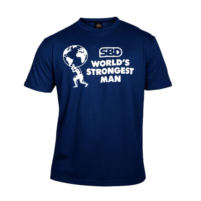 World Strongest Man T-Shirt - Women's, Blue