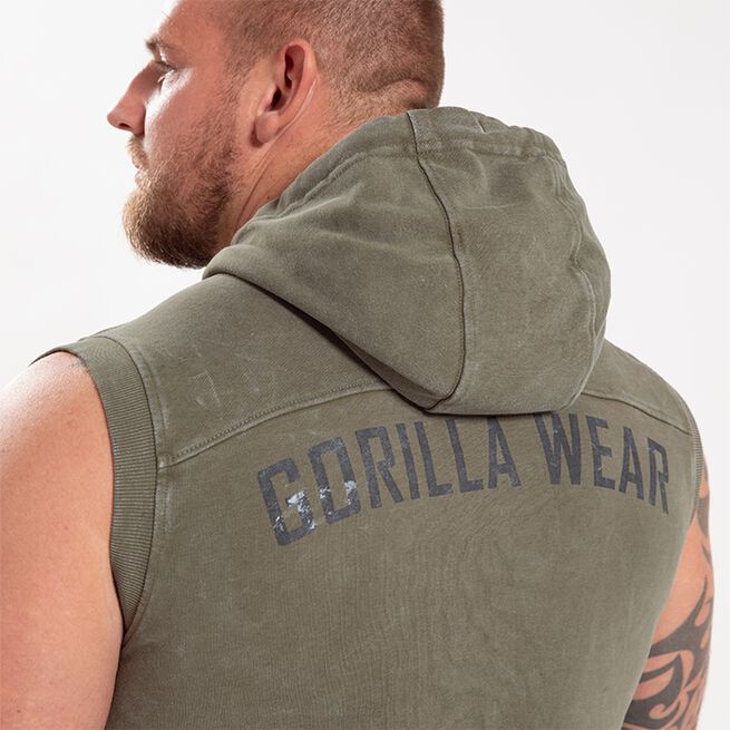 Silverdale Ermeless Hoodie Grønn