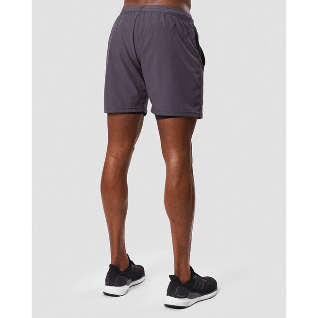 Workout 2-in-1 Shorts, Graphite, L 