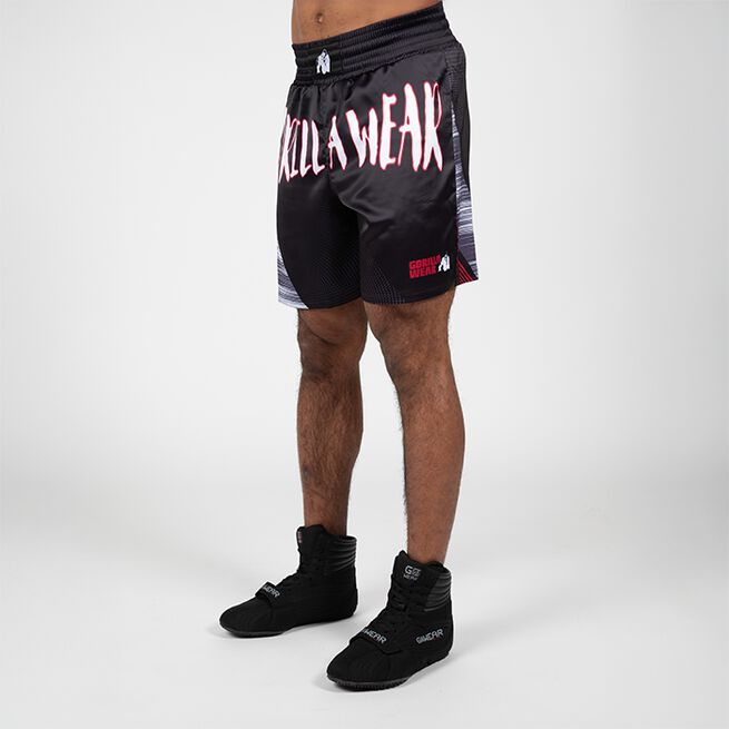 Clayton Boxershorts Svart Rød