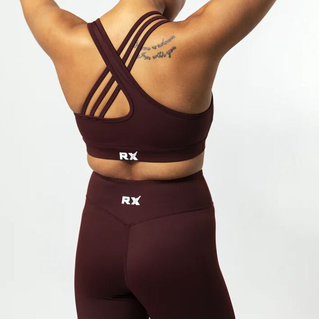 Grace Sports Bra, Burgundy