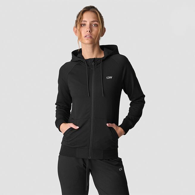 Activity Zip Hoodie Svart