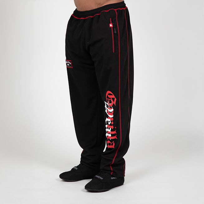 Marlow Mesh Treningsbukse Svart Rød